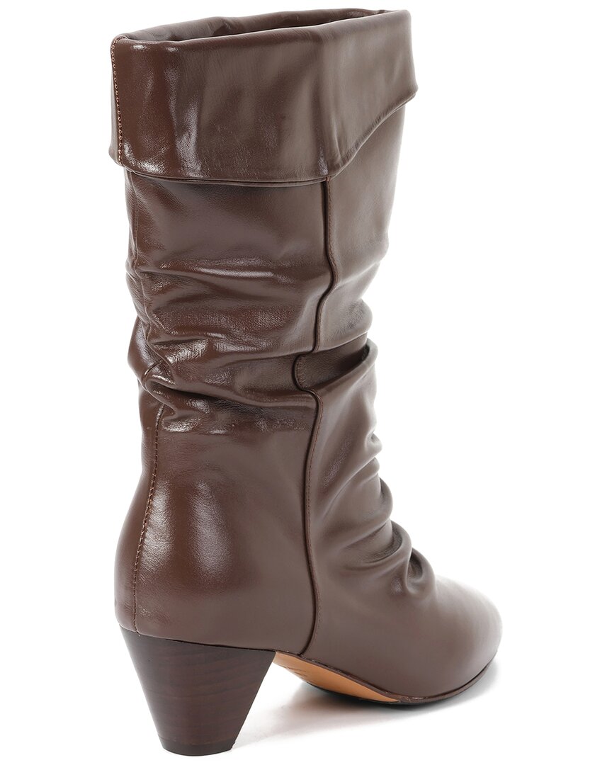 Tiffany & Fred Paris Slouch Cuff Leather Boot