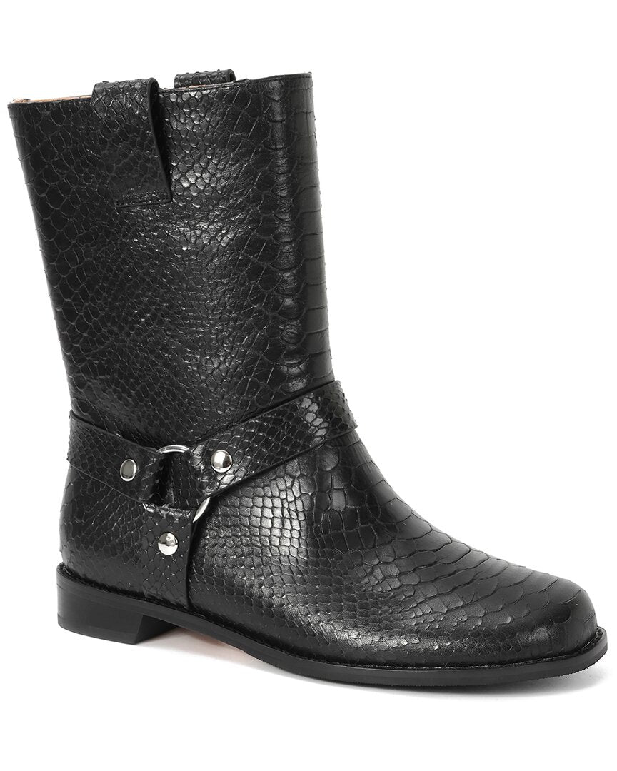 Tiffany & Fred Paris Leather Harness Bootie