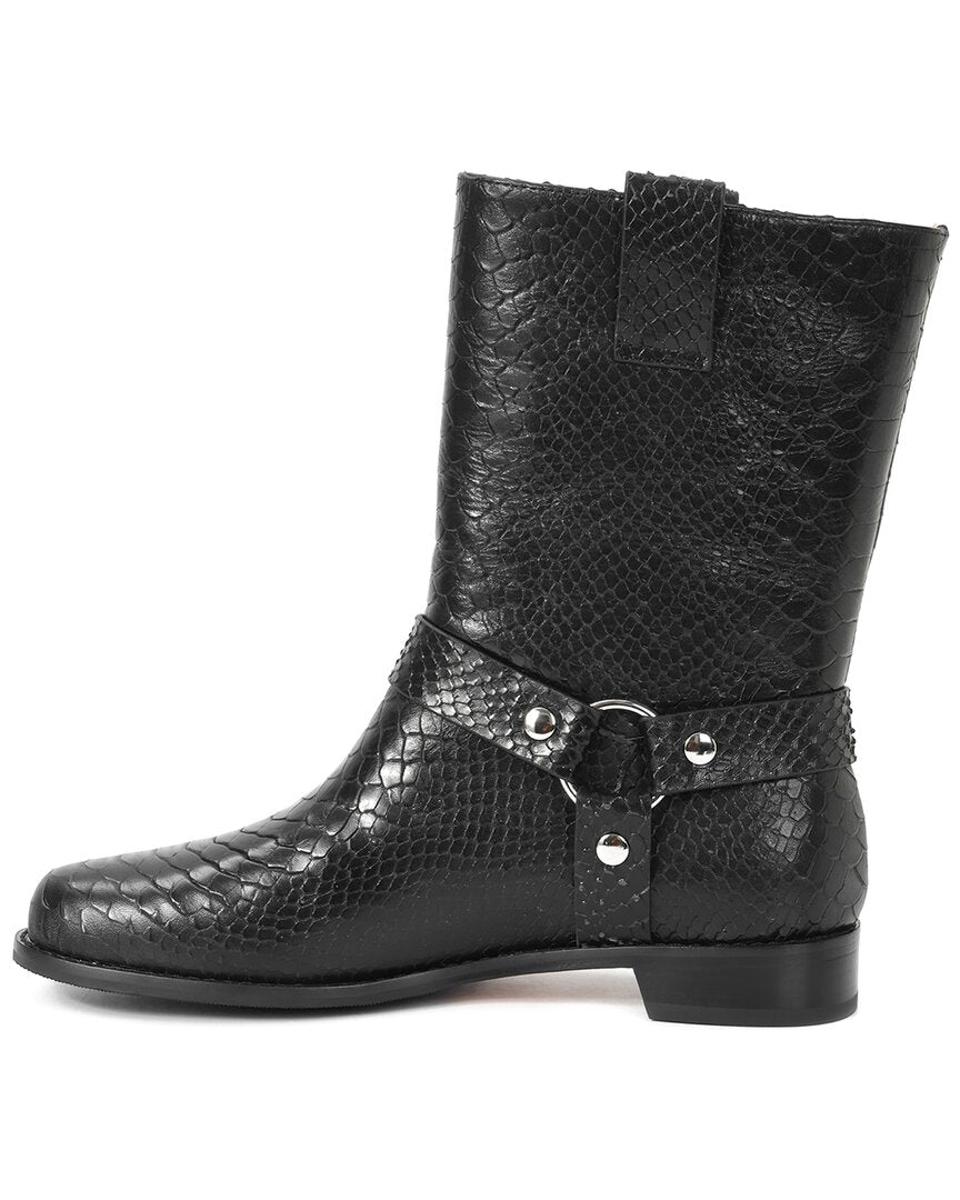 Tiffany & Fred Paris Leather Harness Bootie