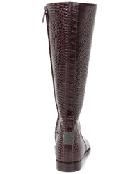 Tiffany & Fred Paris Embossed Leather Riding Boot