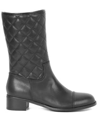 Tiffany & Fred Paris Quilted Leather Bootie