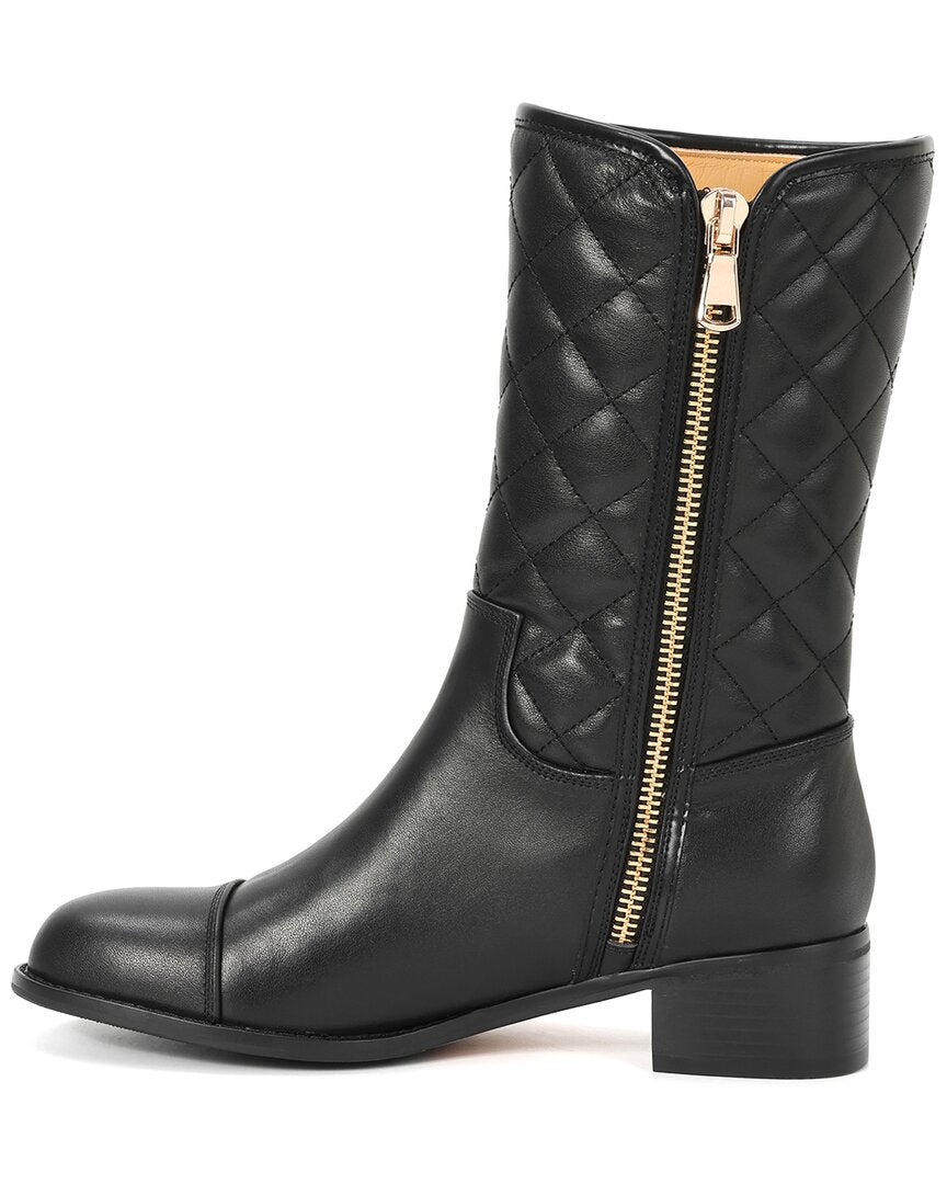 Tiffany & Fred Paris Quilted Leather Bootie