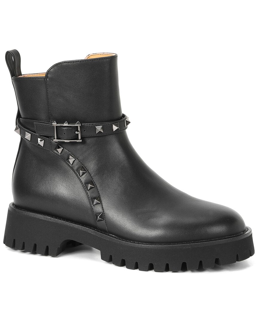 Tiffany & Fred Paris Studded Leather Bootie