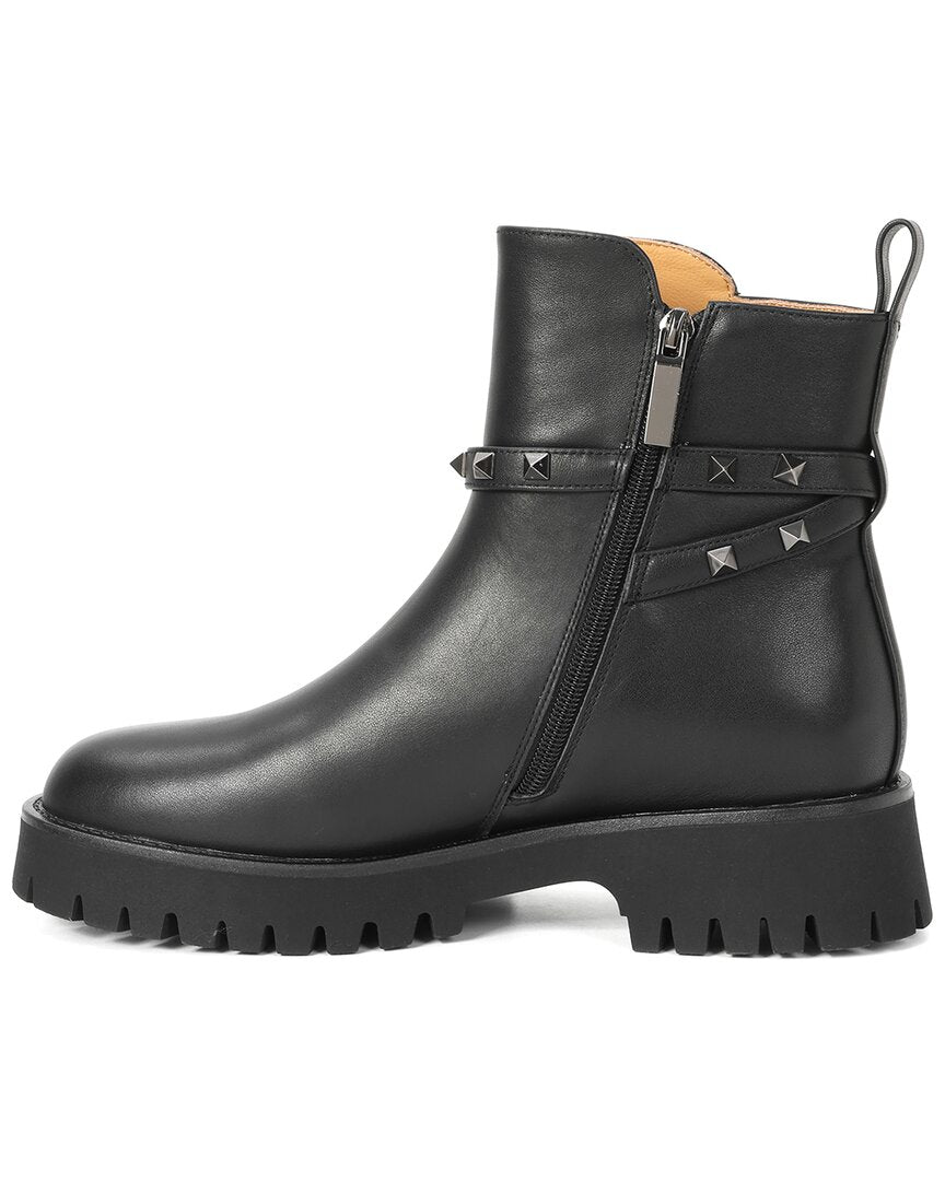 Tiffany & Fred Paris Studded Leather Bootie