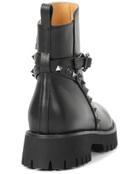 Tiffany & Fred Paris Studded Leather Bootie