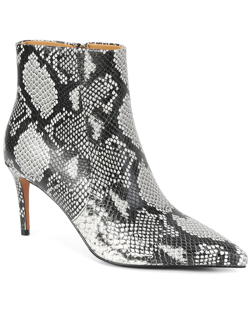 Tiffany & Fred Paris Embossed Leather Bootie