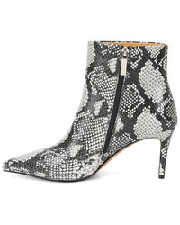 Tiffany & Fred Paris Embossed Leather Bootie