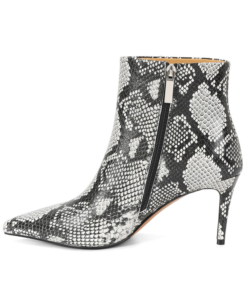 Tiffany & Fred Paris Embossed Leather Bootie
