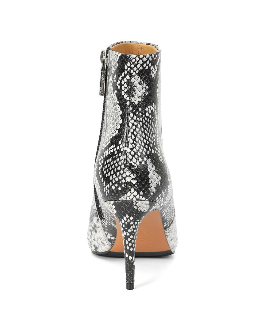 Tiffany & Fred Paris Embossed Leather Bootie