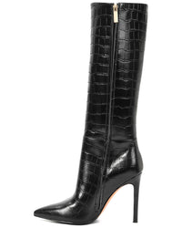 Tiffany & Fred Paris Embossed Leather Boot
