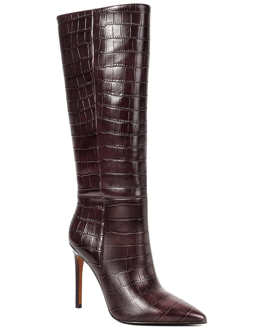 Tiffany & Fred Paris Embossed Leather Boot