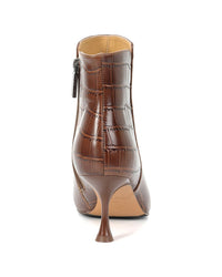 Tiffany & Fred Paris Embossed Leather Bootie