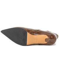 Tiffany & Fred Paris Embossed Leather Bootie