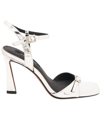 Bcbgmaxazria Skena Leather Heeled Sandal