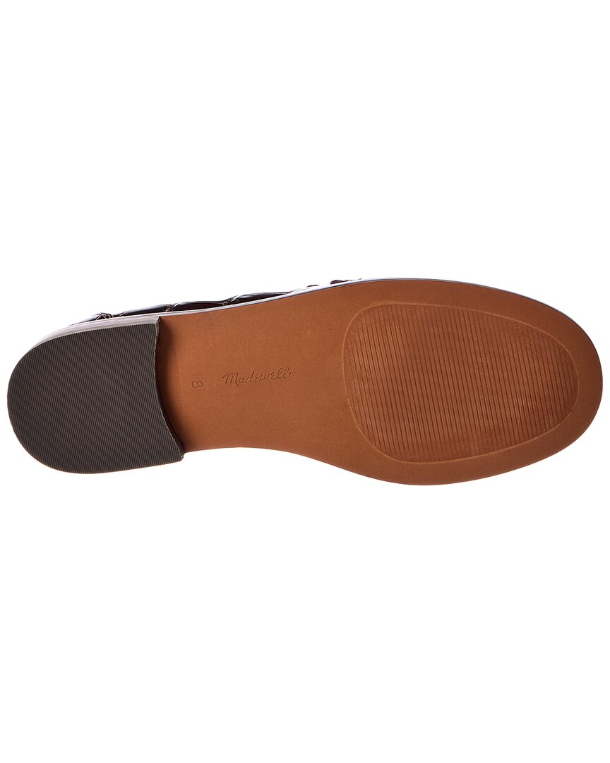 Madewell Madewell Grayson Croc-Embossed Leather Penny Loafer