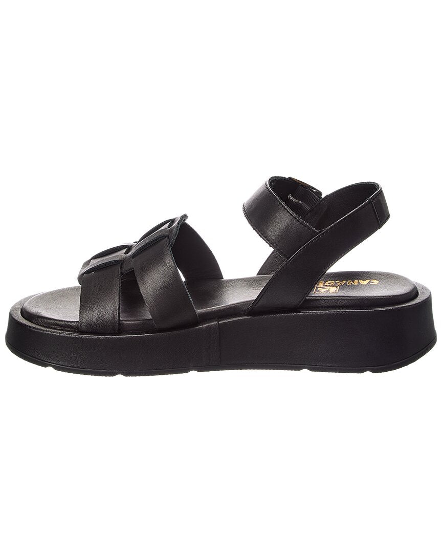 La Canadienne Acorn Leather Platform Sandal