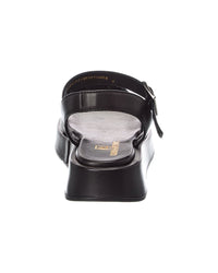 La Canadienne Acorn Leather Platform Sandal