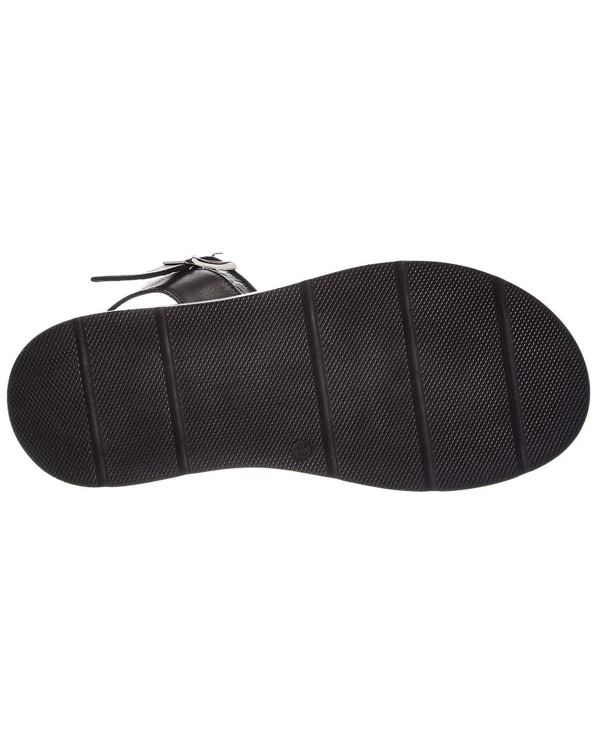 La Canadienne Acorn Leather Platform Sandal