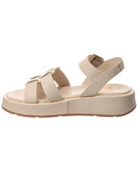 La Canadienne Acorn Leather Platform Sandal