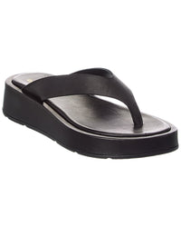 La Canadienne Aly Leather Platform Sandal