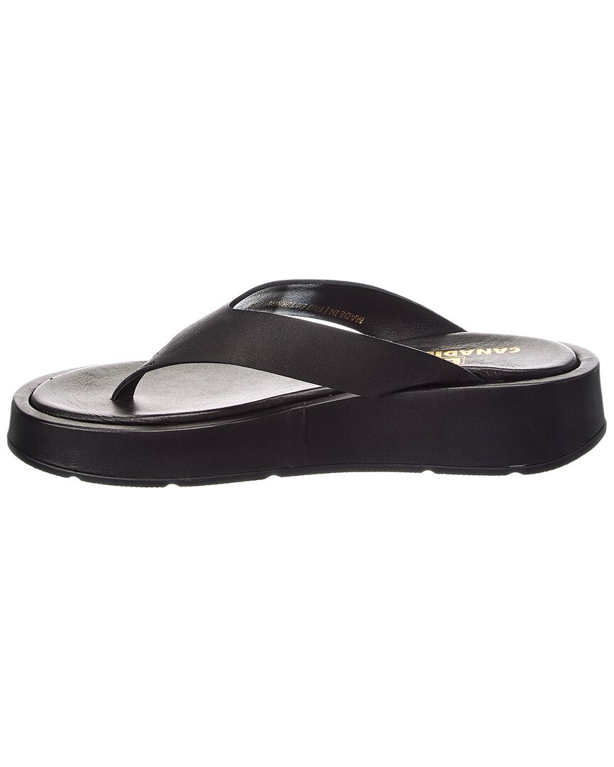 La Canadienne Aly Leather Platform Sandal
