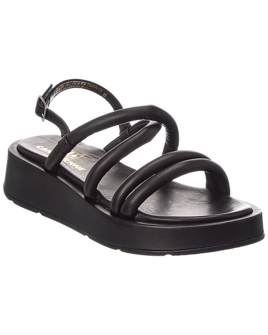 La Canadienne Abi Leather Platform Sandal