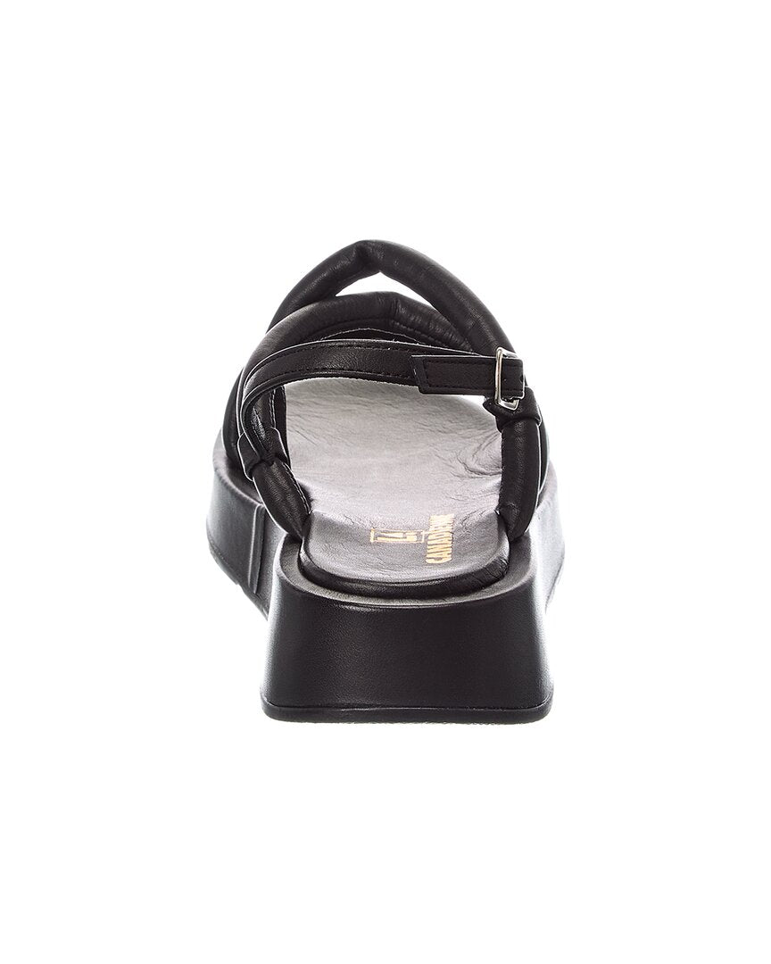 La Canadienne Abi Leather Platform Sandal