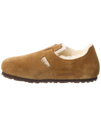 Birkenstock London Narrow Suede & Shearling Clog