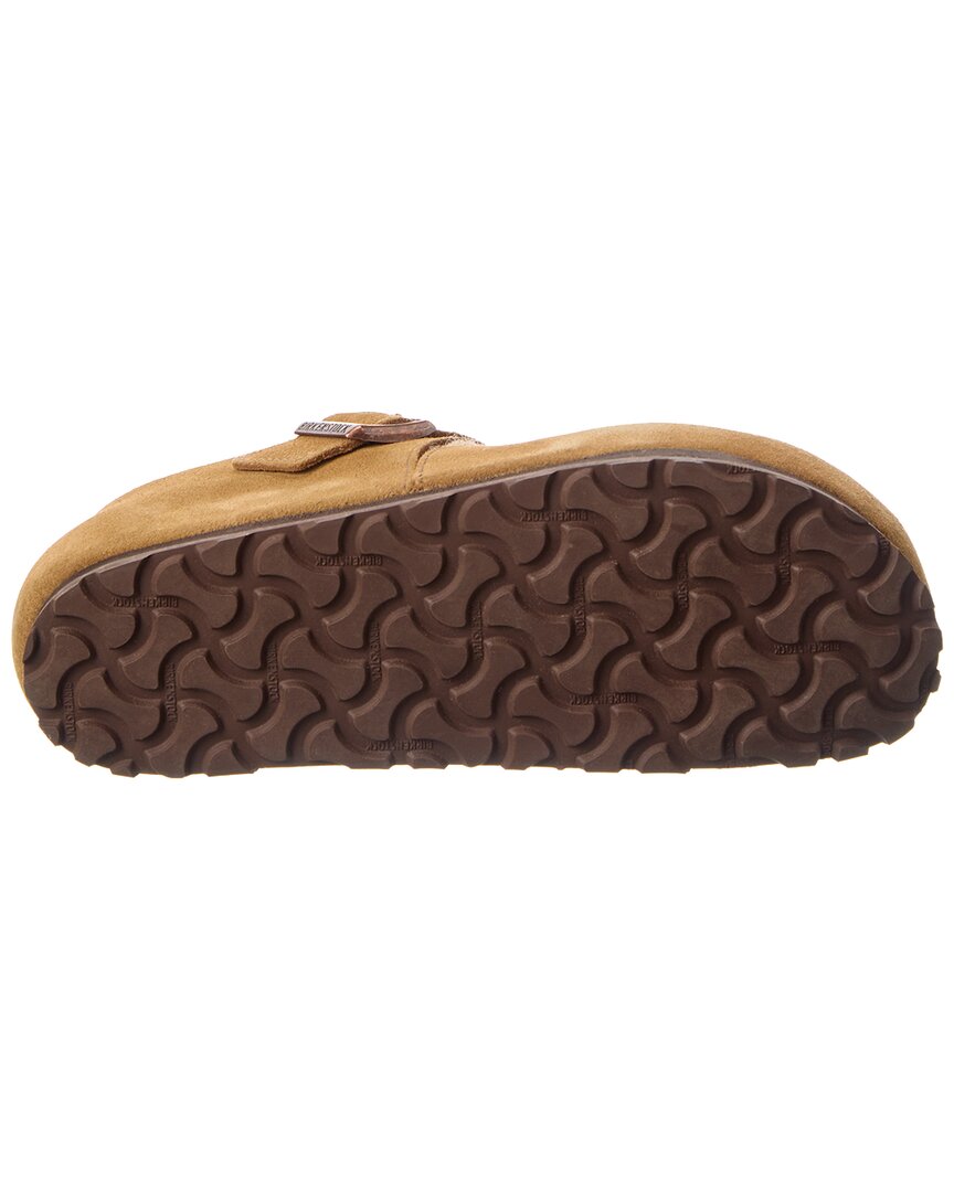 Birkenstock London Narrow Suede & Shearling Clog