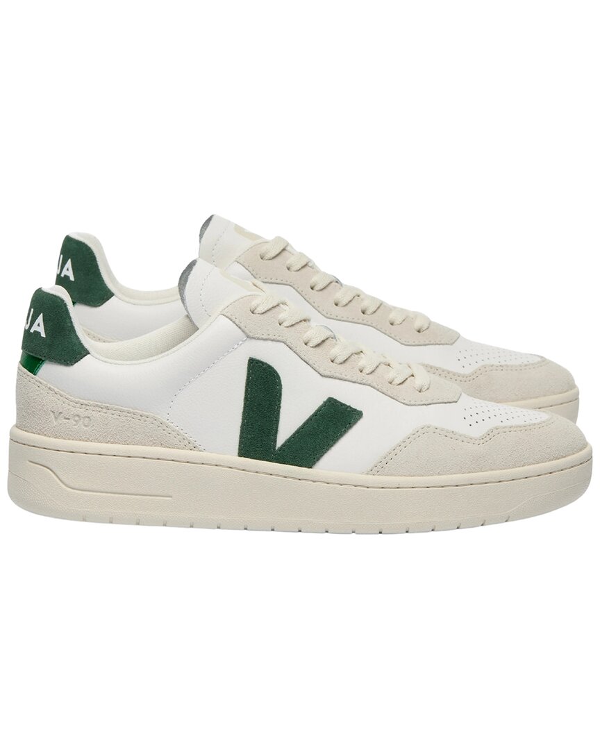 VEJA Veja V-90 Leather & Suede Sneaker