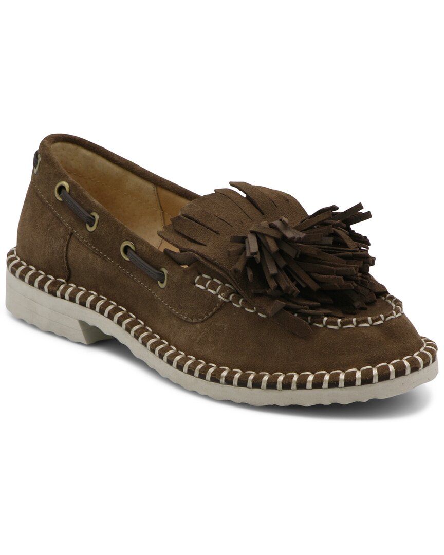 Charles David Poppy Suede Flat