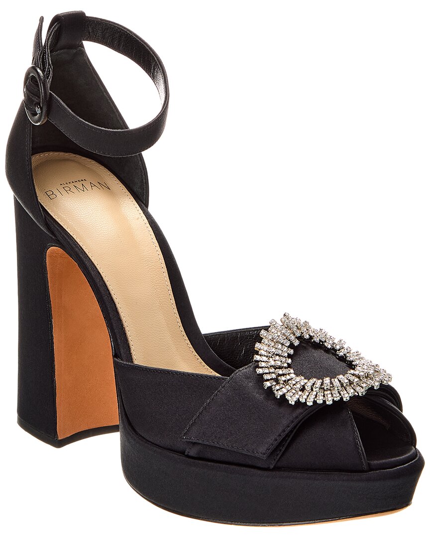 Alexandre Birman Alexandre Birman Madelina Curve 120 Satin Platform Pump