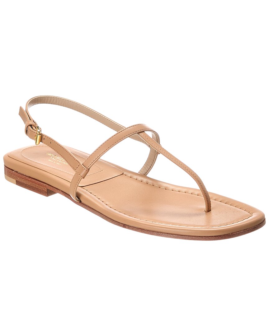 Michael Kors Collection Ali Leather Sandal