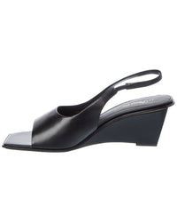 3.1 Phillip Lim Laura Leather Slingback Wedge Sandal