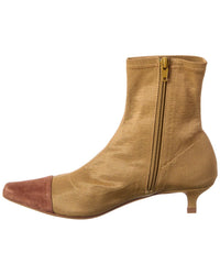 By Far Karl Stretch & Suede Bootie
