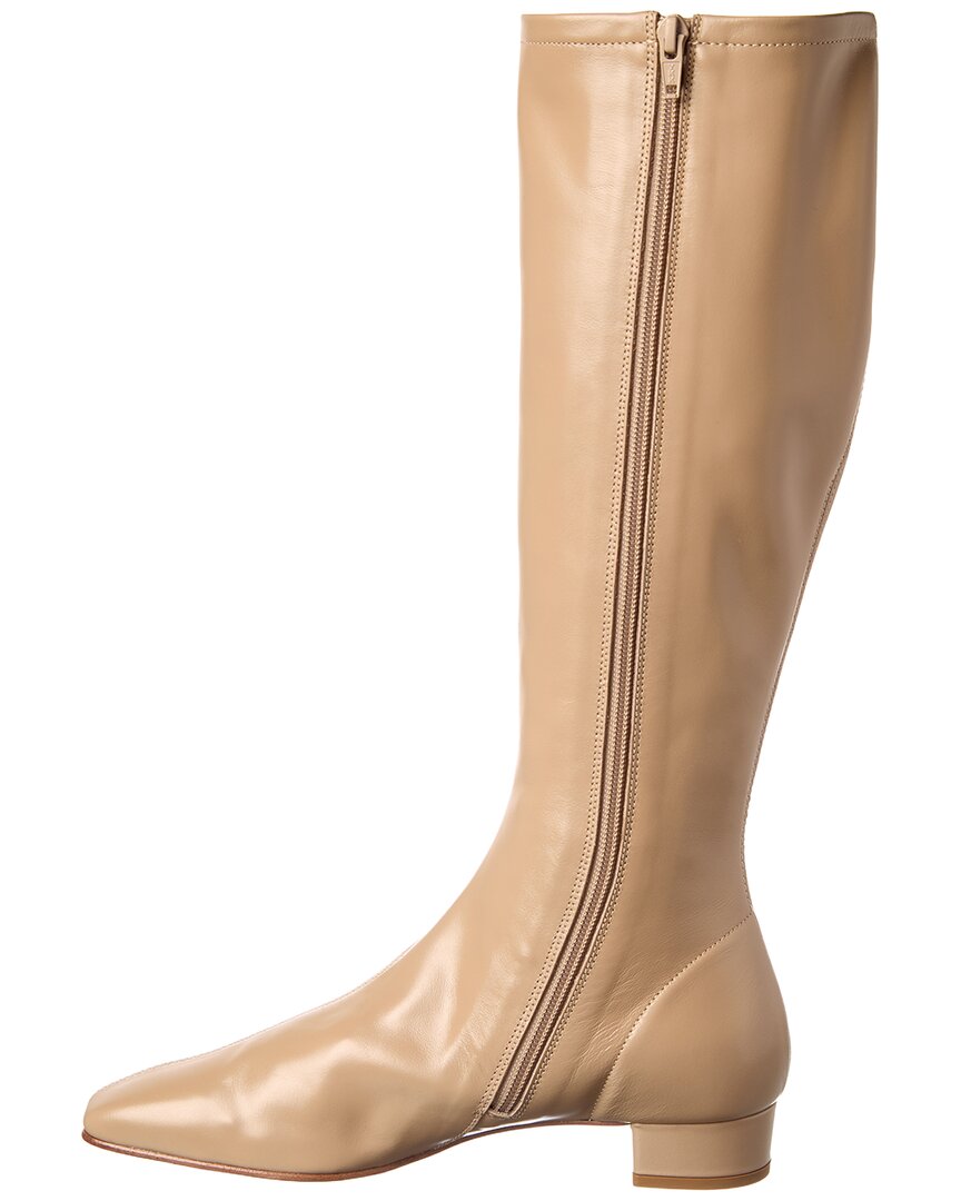 By Far Edie Leather Knee-High Boot