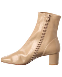 By Far Sofia Leather Bootie