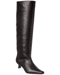 By Far Stevie Kitten Leather Knee-High Boot