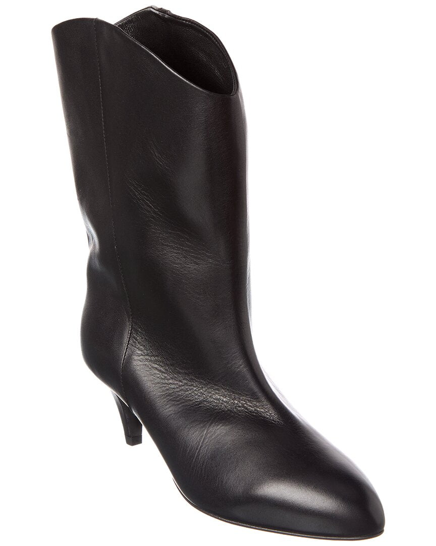 By Far Osage Leather Bootie