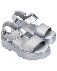 Melissa Shoes Kick Off Metallic Platform