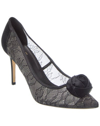 L’Agence Fosette Lace & Satin Sandal