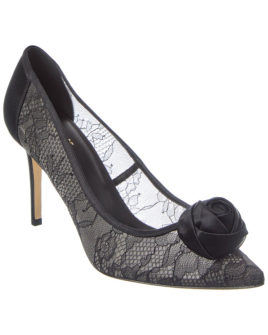 L’Agence Fosette Lace & Satin Sandal