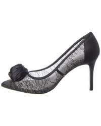L’Agence Fosette Lace & Satin Sandal