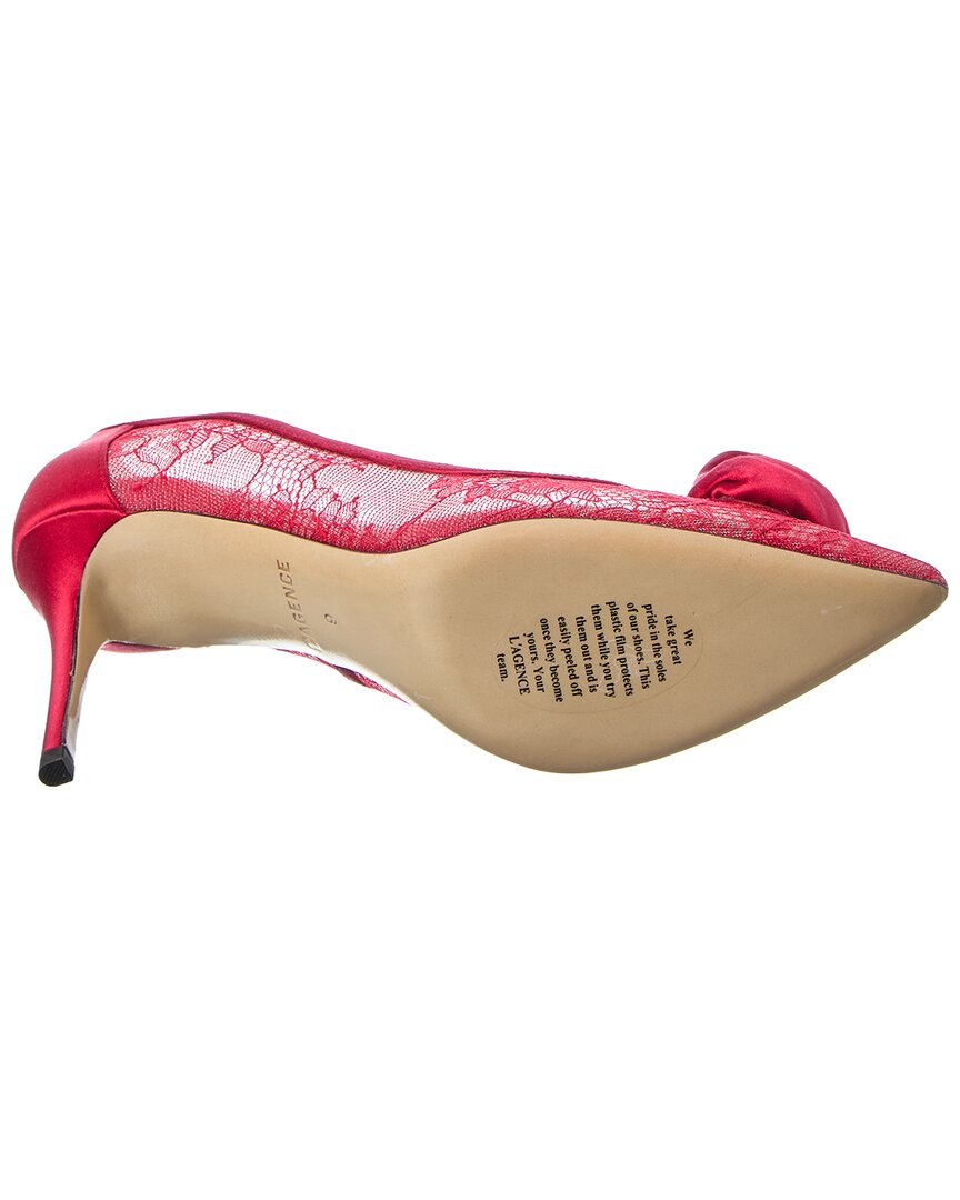L’Agence Fosette Lace & Satin Sandal