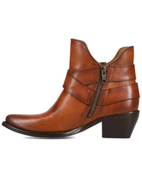 Frye Sacha Multi Strap Leather Bootie
