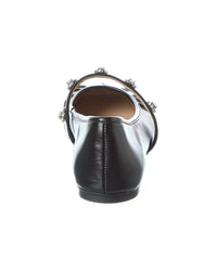 Stuart Weitzman Justina Leather Mary Jane Ballet Flat