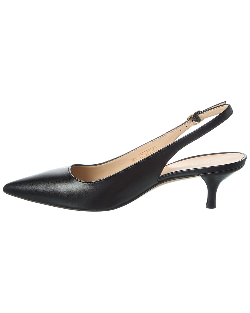 Stuart Weitzman Leigh 50 Leather Slingback Pump