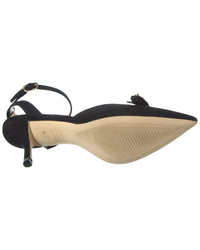 Stuart Weitzman Luella Strap 75 Suede Pump