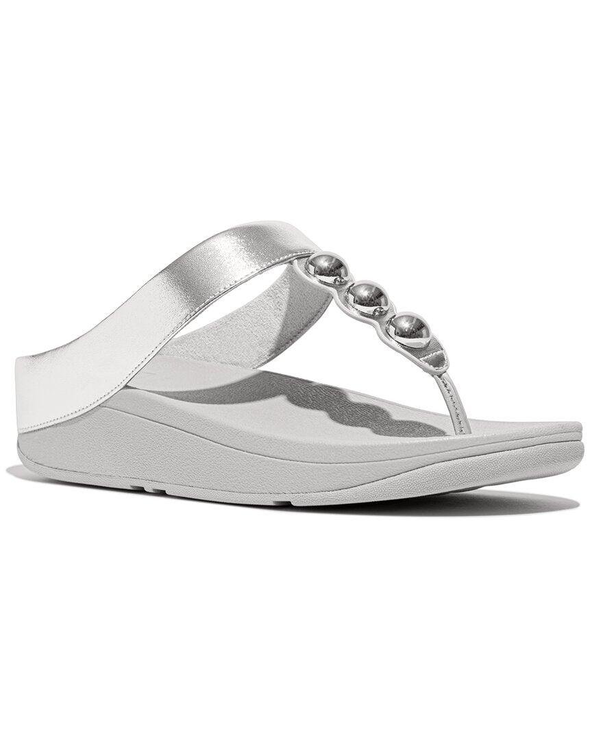 Fitflop Fino Mirror-Dome Leather Sandal