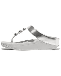Fitflop Fino Mirror-Dome Leather Sandal